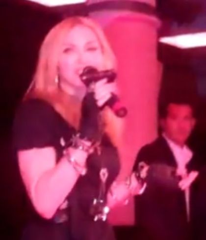 Video: Madonna talks inside Macy's at Material Girl Dance Party