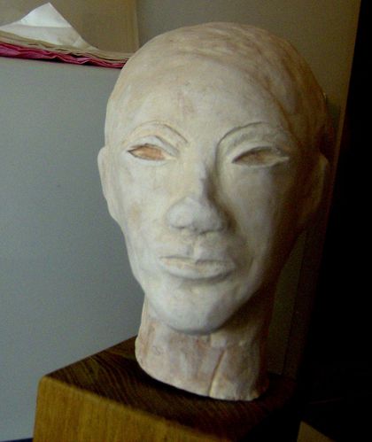 Sculpture princesse egyptienne Danièle Mairand