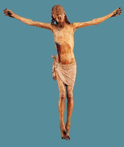 924f5 Crucifix en bois, 1470, musée de Rimini