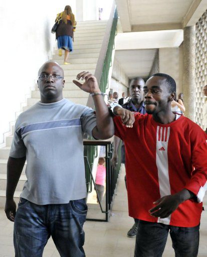 T.Kouamouo et Saint Claver Oula 19 juillet 2010 AFP