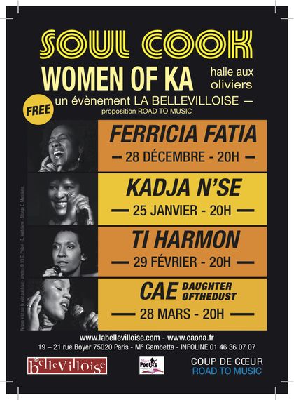 Soul Cook flyer 1 bellevilloise ok