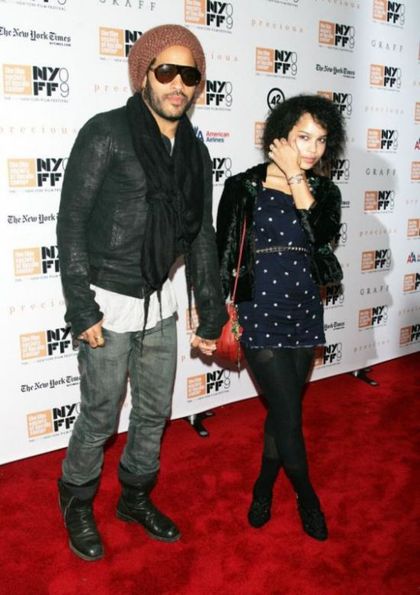 Lenny Kravitz et sa fille Zoé Lenny Kravitz et sa fille Zoé