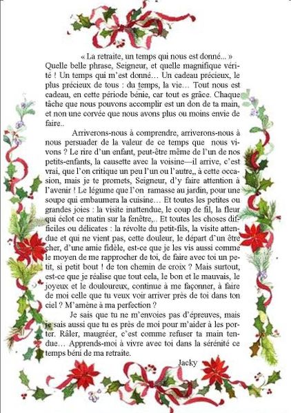 la-retraite, un-temps