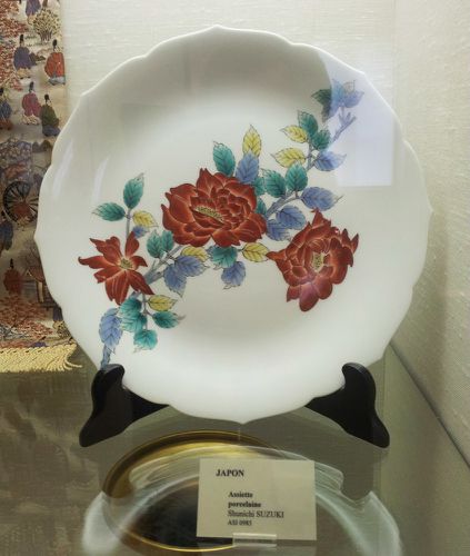 musee septennat assiette porcelaine japon