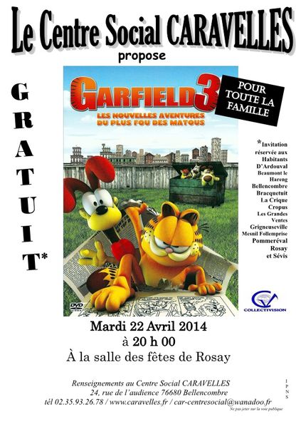 Garfield 3 Rosay