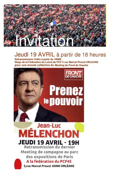 Invitation meeting 19 avril