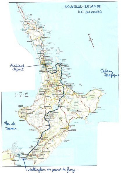 carte NZ ile du nord 001
