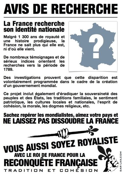Avis de recherche !