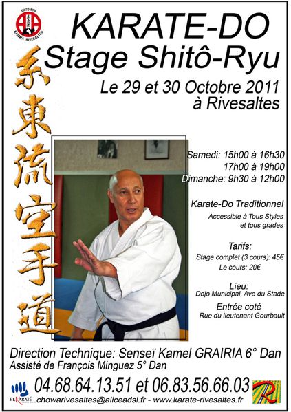 Stage Kamel rivesaltes 2011