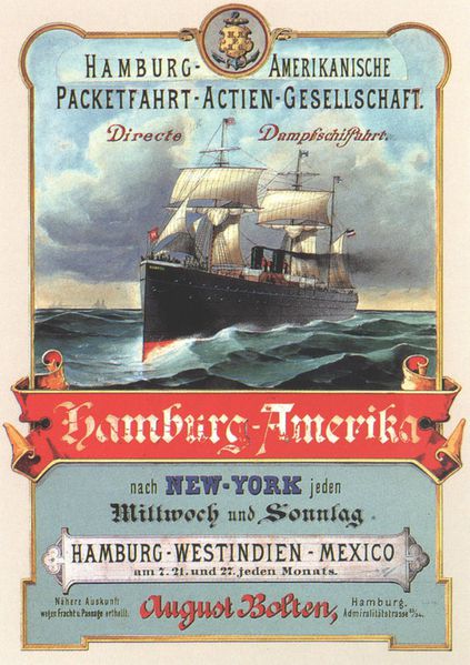Allemagne Hamburg Amerika 1860 hapag-werbung-14