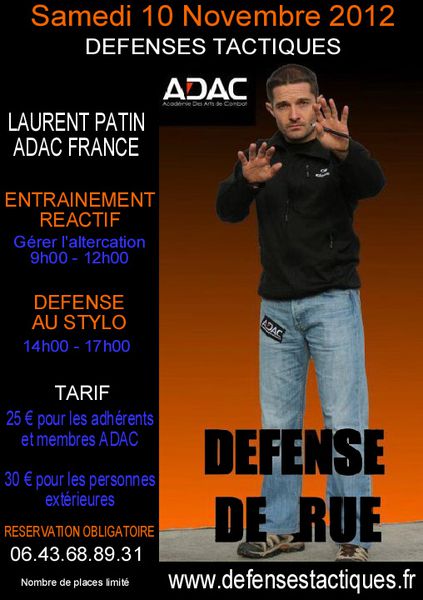 Stage Laurent PATIN