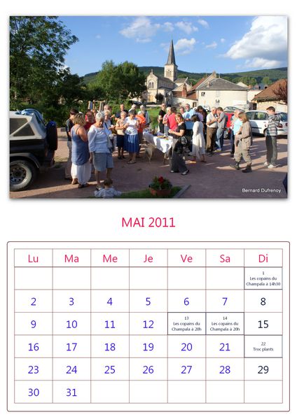 Calendar 2011 05