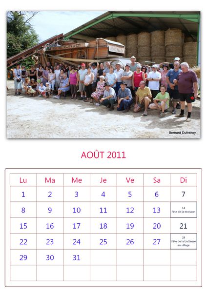 Calendar 2011 08