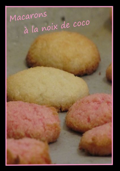 macaron noix de coco