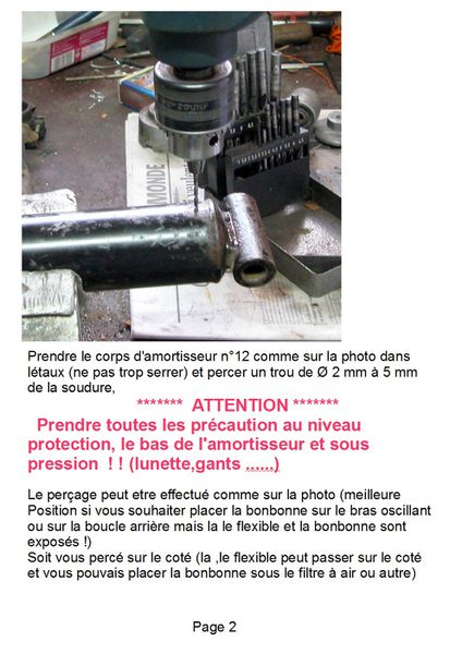 amortisseur dtmx 2