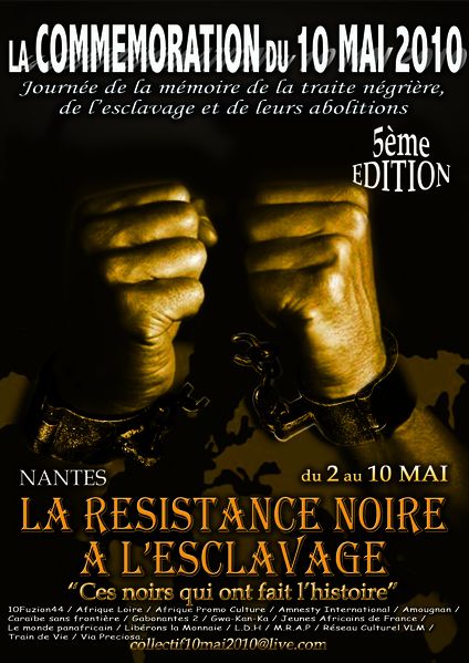 internet FLYERS commemoration de l' abolition de l'esclavag