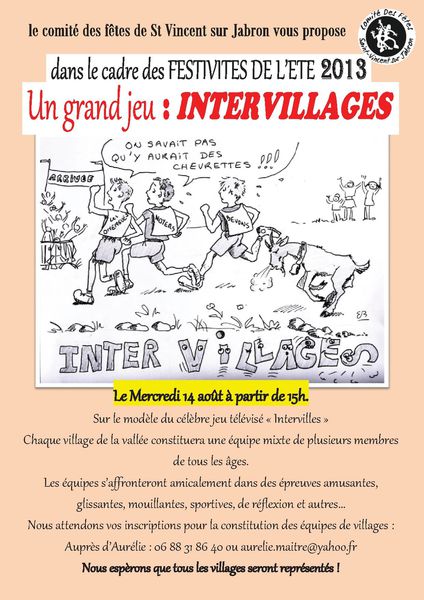 2013-08 affiche intervillages