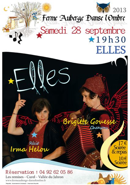 2013-09-28 Affiche Danselombre Spectacle Elles