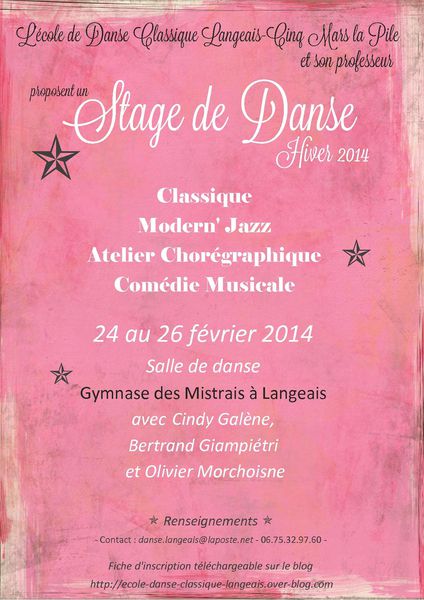 affiche stagehiver