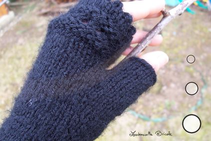 mitaines Modèle susie's reading mitts 2