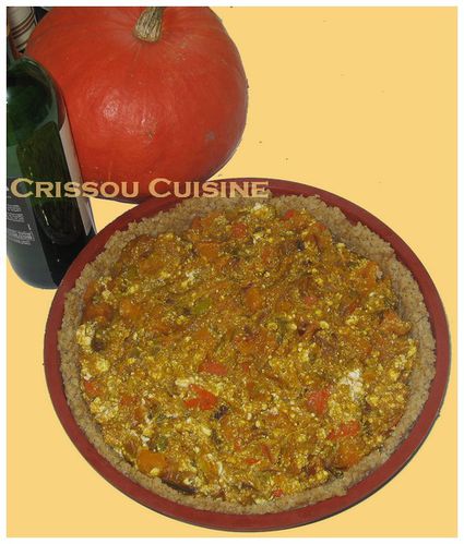quiche boulgour au potimarron