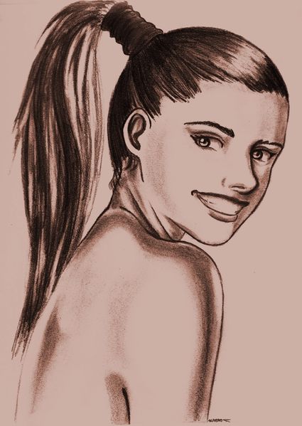 Pony Tail Sketch