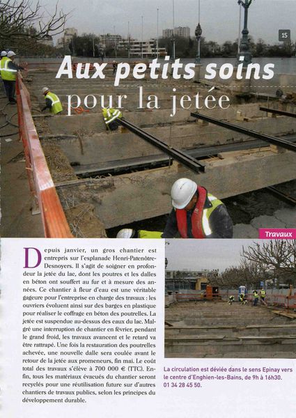 reconstruction jetée 2012