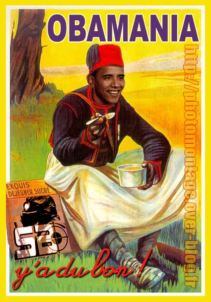 Obama Banania McCain Chaplin OBAMA-BANANIA-SB