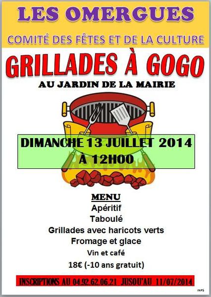 2014-07-13 Affiche Grillades