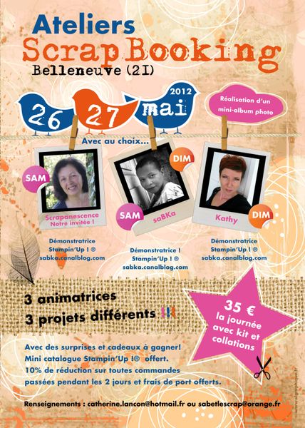 1b affiche scrapbooking