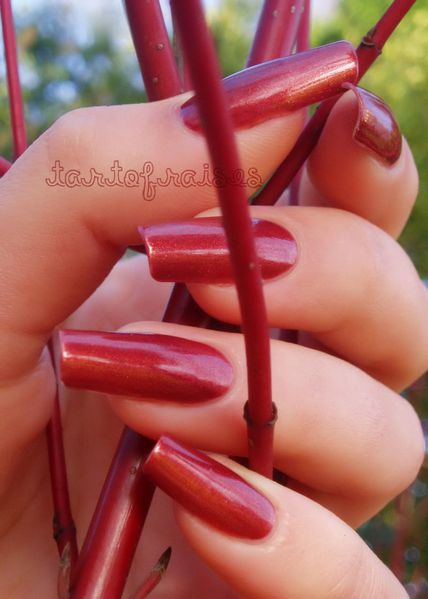 tartofraise nail art ongle vernis