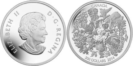 canada 2014 200 $ pour 200 $ grandioses forêts