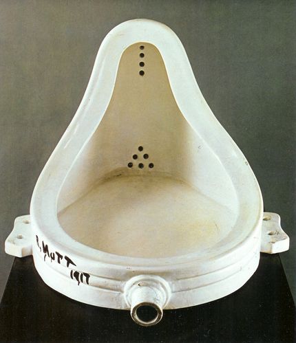 M. Duchamp 1964 Urinoir (réplique de 1917)