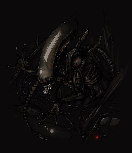 alien sketch colored by anarchpeace-d55dsmd