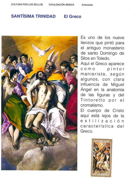 el greco la santisima trinidad