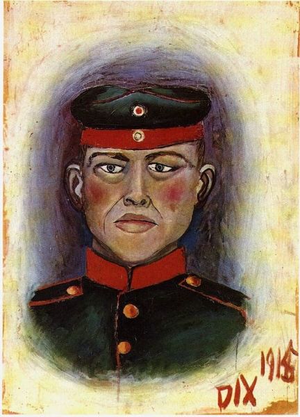 OD, Autoportrait en cible, 1915