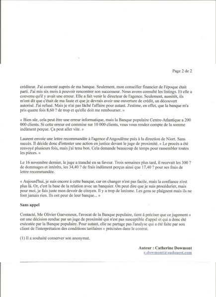 il fait payer sa banque 001