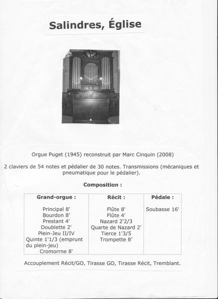 caractéristiques de l'orgue 001