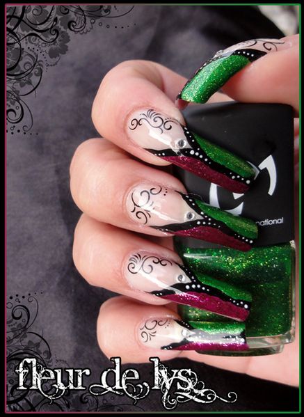 Nail Art : Design Abstrait