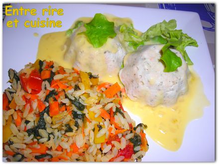 Charlottine poissons sauce beurre blanc
