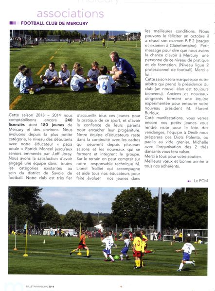 Bulletin Municipal FC Mercury U9 (2014)