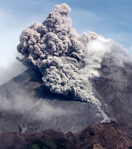 Merapi: Volcan sous surveillance, à Java
