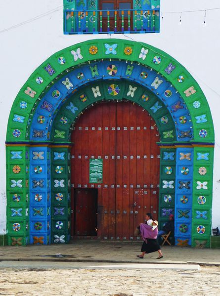 San Juan Chamula église porte