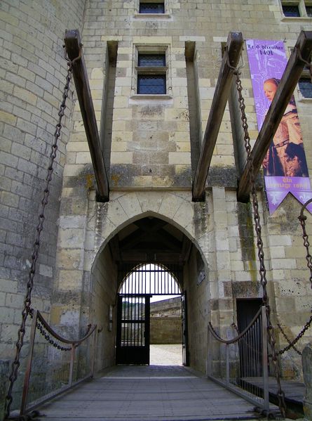 1694 Le pont-levis, Château de Langeais