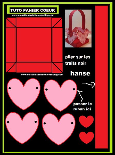 panier coeur heart