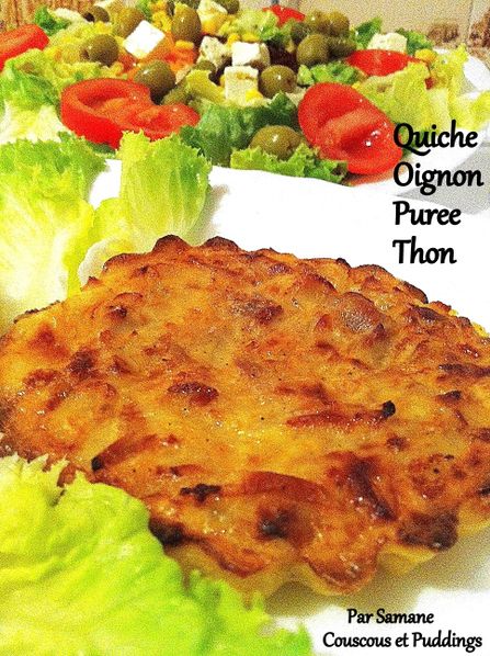 quiche puree oignon thon