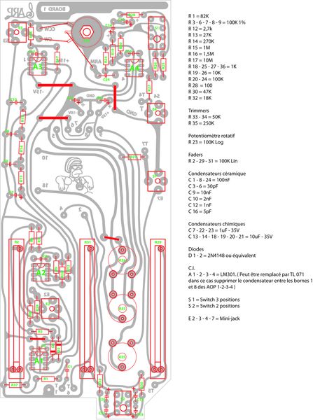 Board 1 - RING MOD avec composant