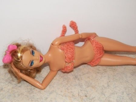 tricot: maillot de bain barbie
