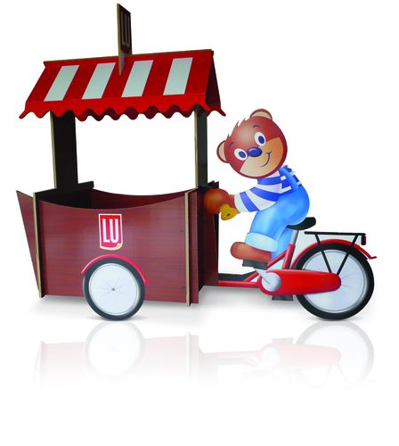 Ourson en triporteur