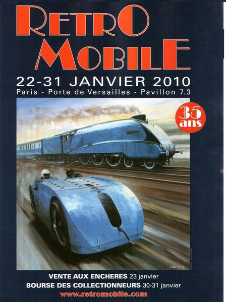 Rétromobile 2010 - affiche